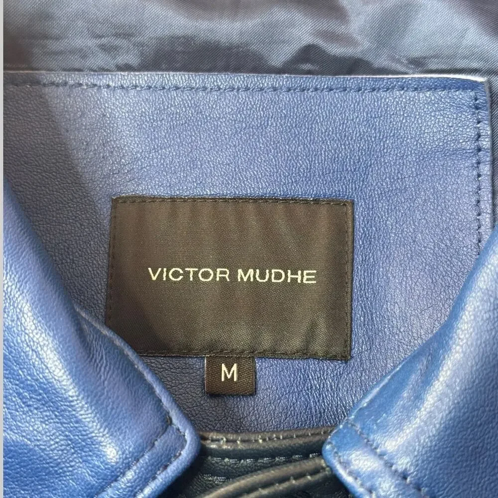 VICTOR MUDHE SLAM LEATHER JACKET SZ M AND DUNK LEATHER PANTS SZ L